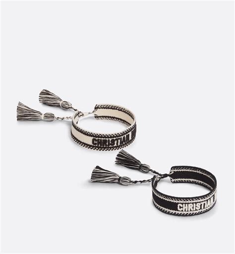 dior cotton bracelet|christian Dior bracelet selfridges.